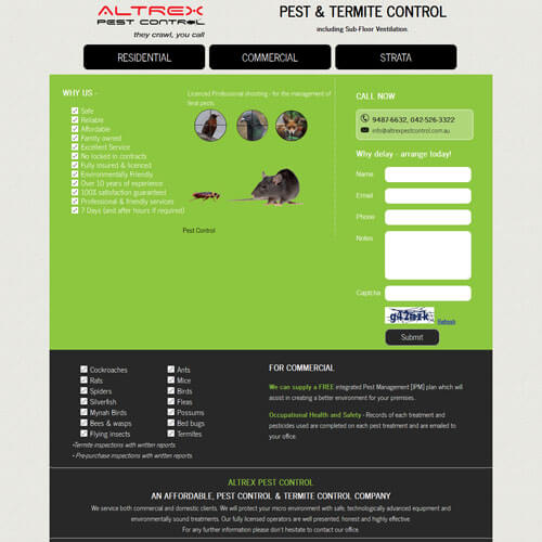 Altrex Pest Control